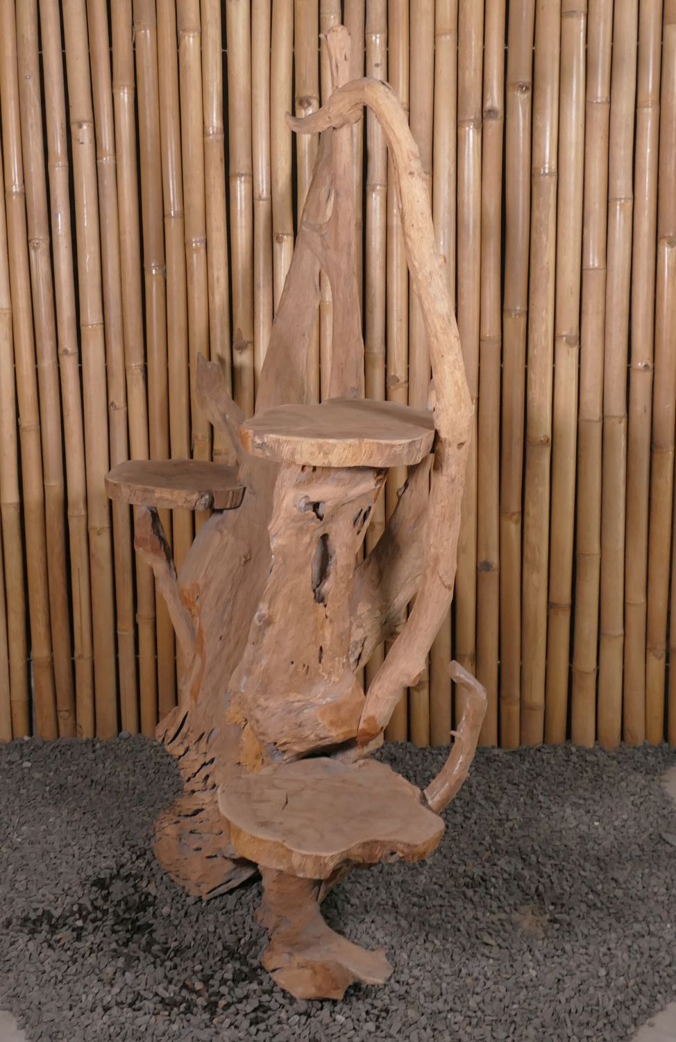  Product image 2 of the product “Shelf made of teak wood about approx. 150cm height ”